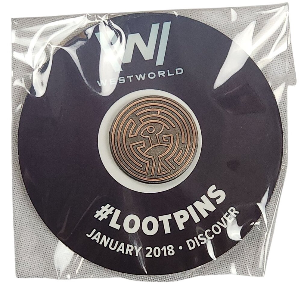 Westworld Loot Crate Exclusive Maze Enamel Pin 2018